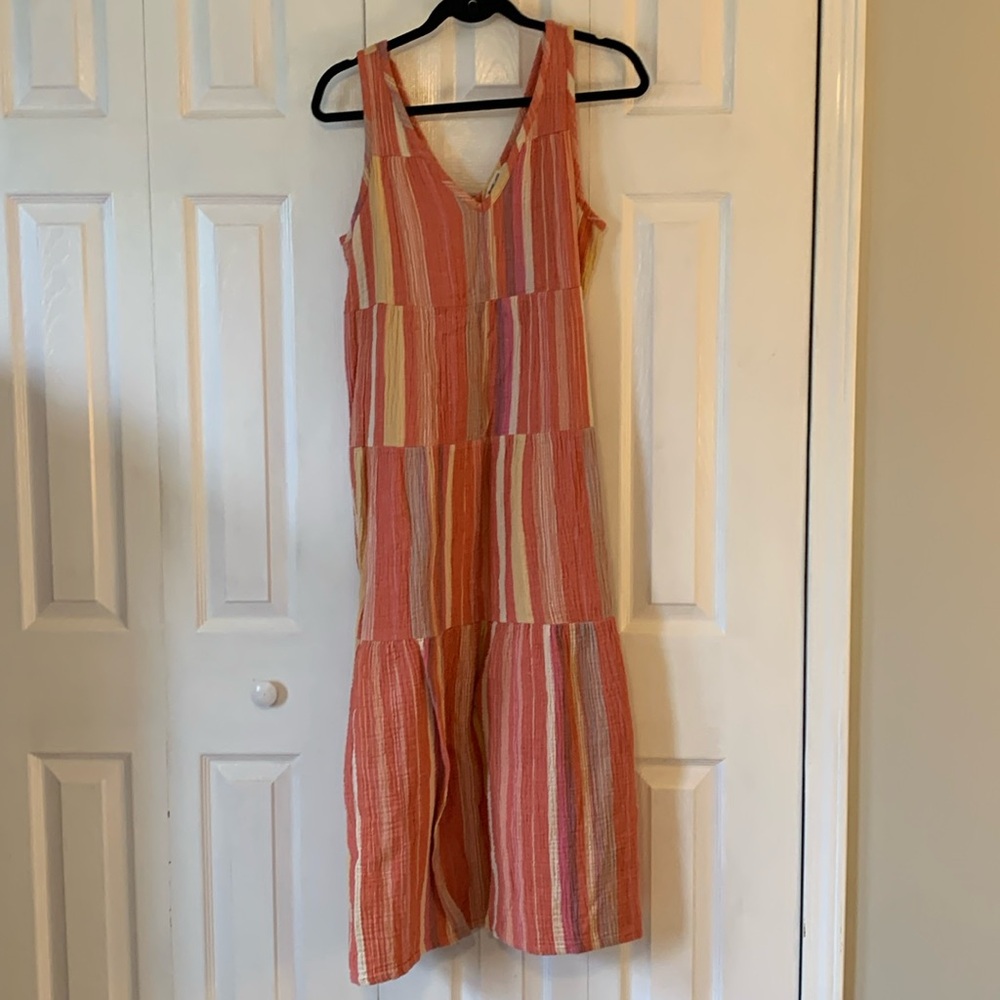 Marine Layer Corinne Double Cloth Maxi Dress